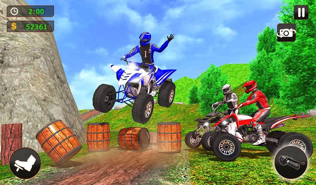 Quad Bike Offroad Drive Stunts - عکس بازی موبایلی اندروید