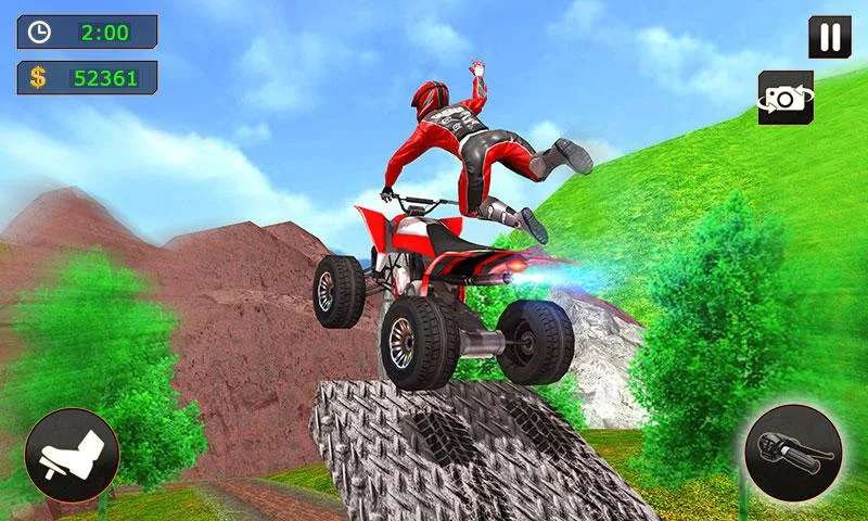 Quad Bike Offroad Drive Stunts - عکس بازی موبایلی اندروید