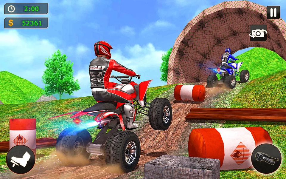 Quad Bike Offroad Drive Stunts - عکس بازی موبایلی اندروید