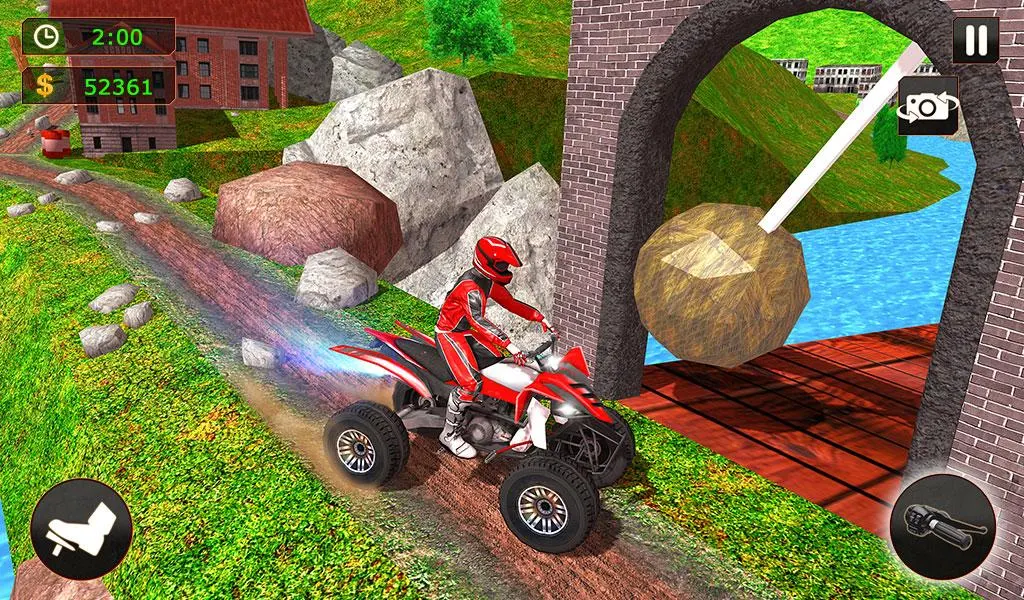 Quad Bike Offroad Drive Stunts - عکس بازی موبایلی اندروید