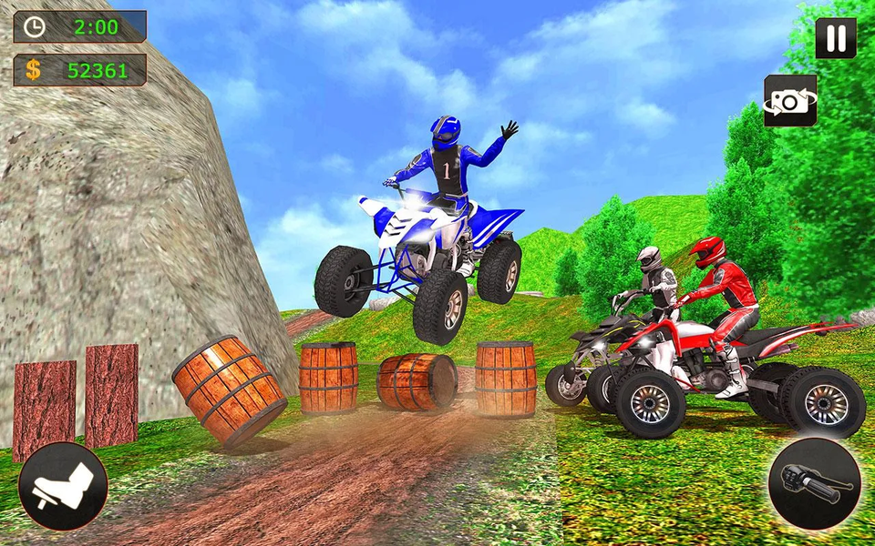 Quad Bike Offroad Drive Stunts - عکس بازی موبایلی اندروید