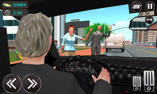 Taxi Driver Game - Offroad Taxi Driving Sim - Gameplay image of android game