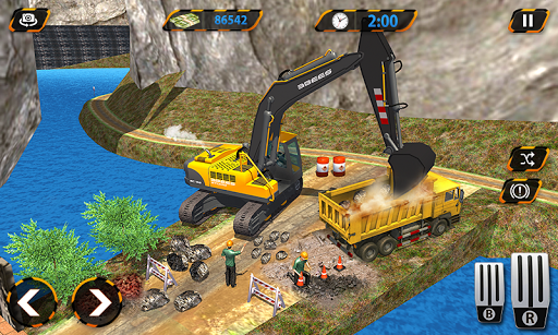 Excavator Simulator JCB Games - Gameplay image of android game