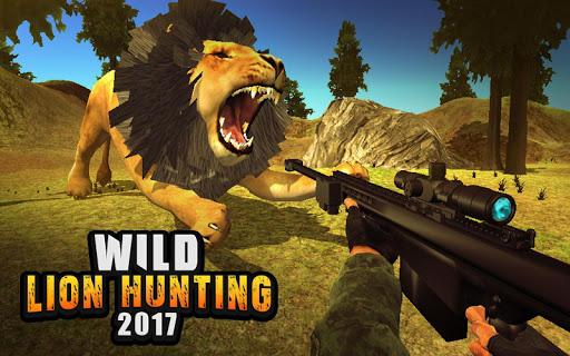 Animals Jungle Lion Shooting - Gameplay image of android game