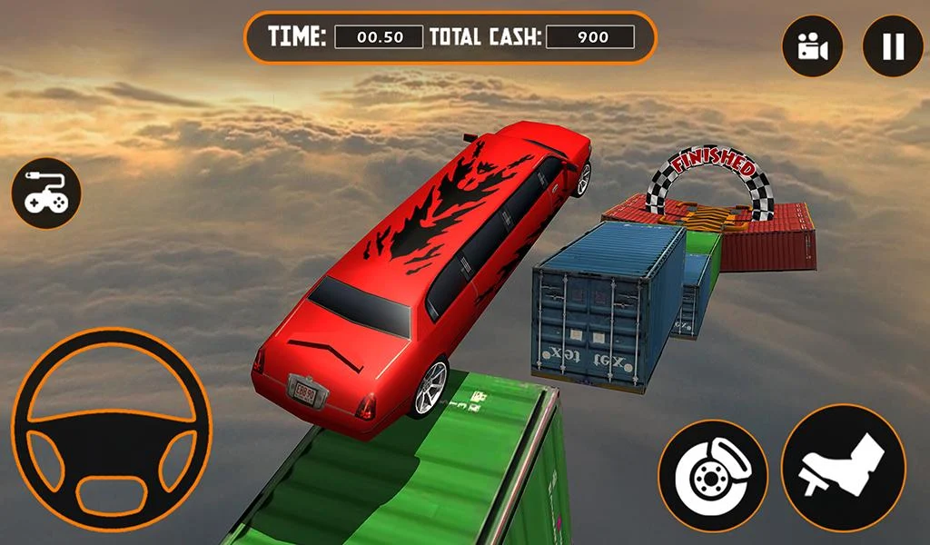 Impossible Limo Driving stunt - عکس بازی موبایلی اندروید