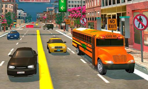 School Bus Driving Games 3D - Gameplay image of android game