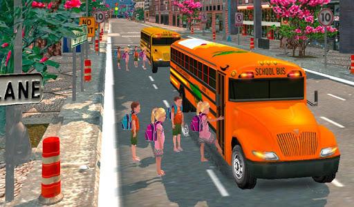 School Bus Driving Games ۳D - عکس بازی موبایلی اندروید