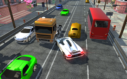 City Traffic Racing Driving - Gameplay image of android game