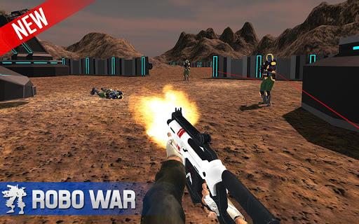 Robot Gun Shooting Games War - Gameplay image of android game