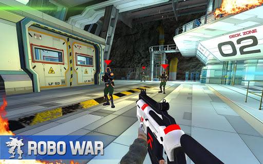 Robot Gun Shooting Games War - Gameplay image of android game