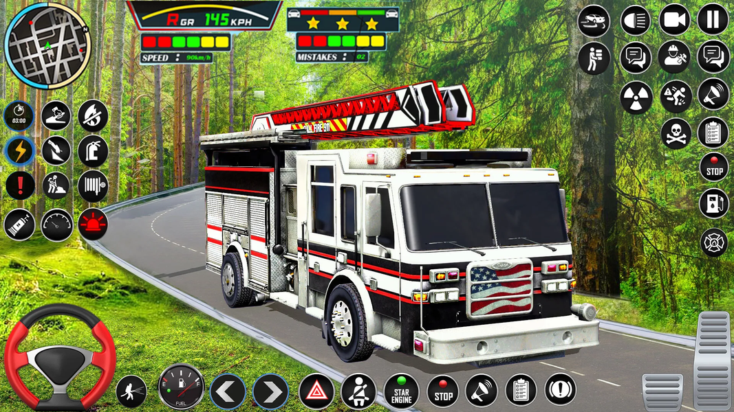 Firefighter: FireTruck Games - عکس بازی موبایلی اندروید