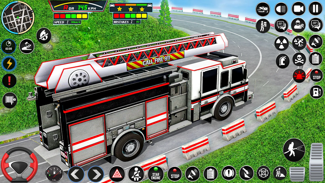 Firefighter: FireTruck Games - عکس بازی موبایلی اندروید