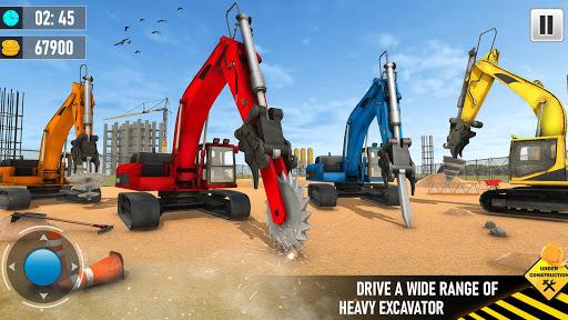 Heavy Drill Excavator Games - عکس برنامه موبایلی اندروید