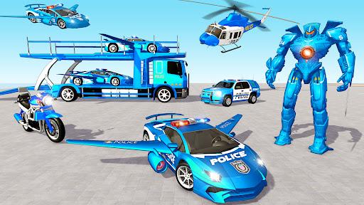 Police Transporter Truck Games - Image screenshot of android app