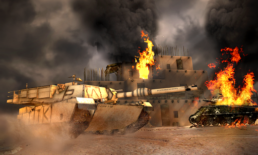 Tank Attack Blitz: War Game - Gameplay image of android game