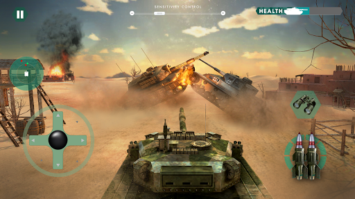 Tank Attack Blitz: War Game - Gameplay image of android game