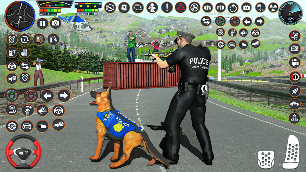 Police Dog Crime Chase Game - Gameplay image of android game