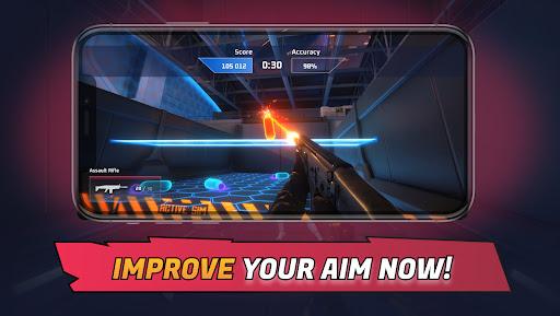 3D Aim Trainer - FPS Practice - Gameplay image of android game