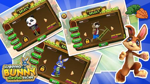 Jumping Bunny Survival Escape: Bunny Rabbit Games - عکس برنامه موبایلی اندروید