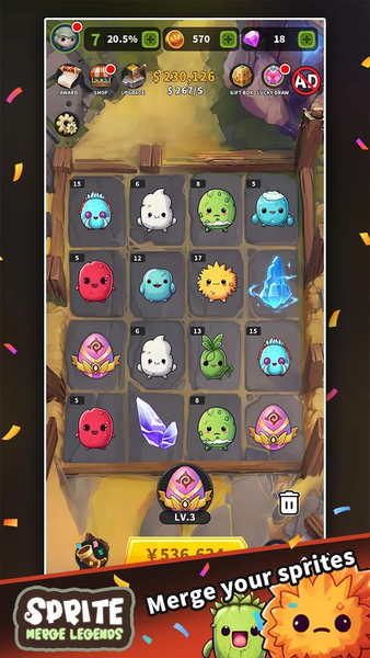 دانلود بازی Sprite Merge Legends اندروید | بازار