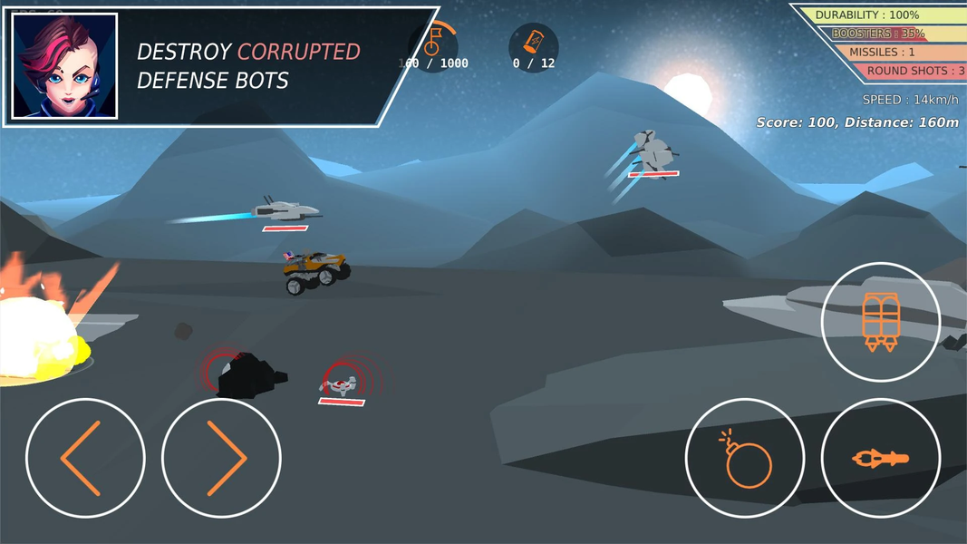 Interstellar Rover - Gameplay image of android game