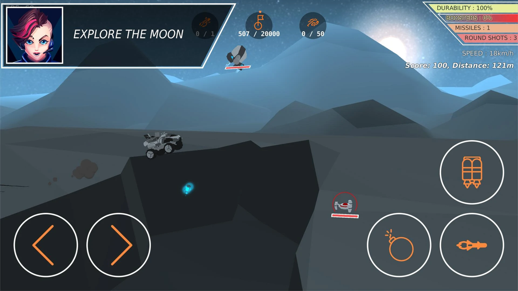 Interstellar Rover - Gameplay image of android game