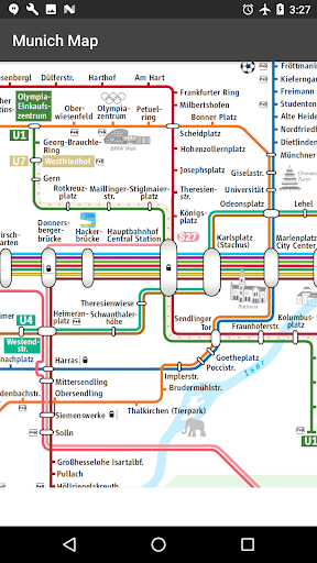 Munich Subway Map - Image screenshot of android app