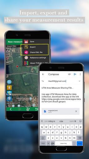 UTM Area Measure - عکس برنامه موبایلی اندروید