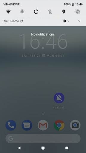 Hide Notification On Oreo - Image screenshot of android app