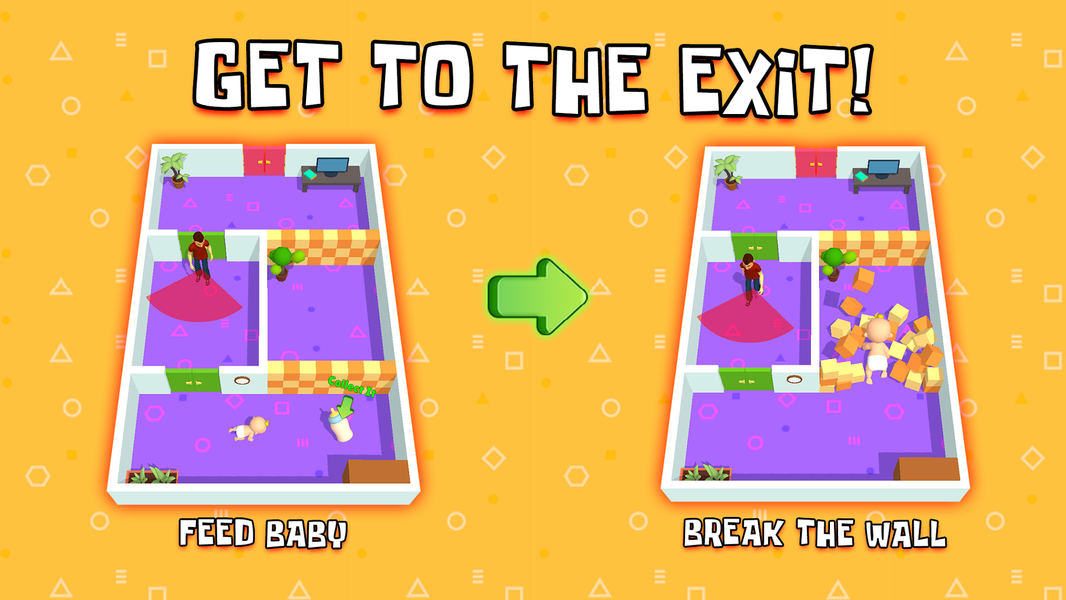 Dad Escape: Hide Little One! - عکس برنامه موبایلی اندروید