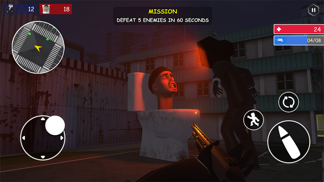 Shoot Monster: FPS Survival.io - Gameplay image of android game