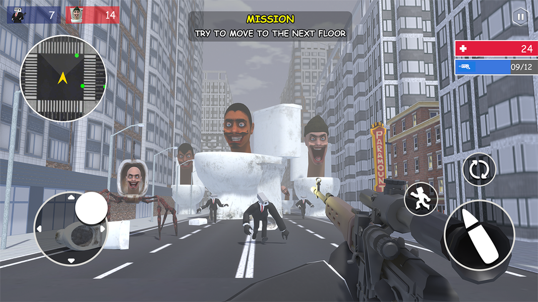 Shoot Monster: FPS Survival.io - Gameplay image of android game