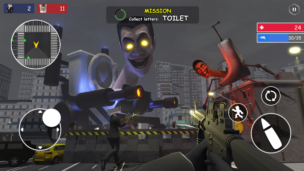 Shoot Monster: FPS Survival.io - Gameplay image of android game