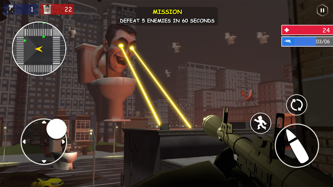 Shoot Monster: FPS Survival.io - Gameplay image of android game