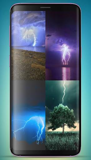 Thunder Storm Lightning Wallpaper HD - عکس برنامه موبایلی اندروید