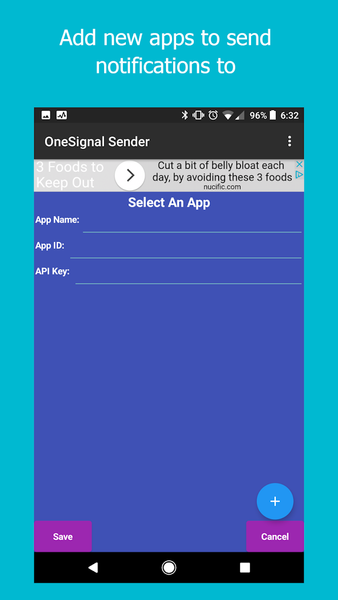 OneSignal Sender - عکس برنامه موبایلی اندروید