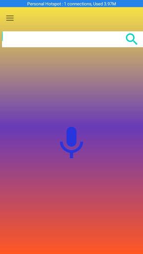 Voice Search - عکس برنامه موبایلی اندروید