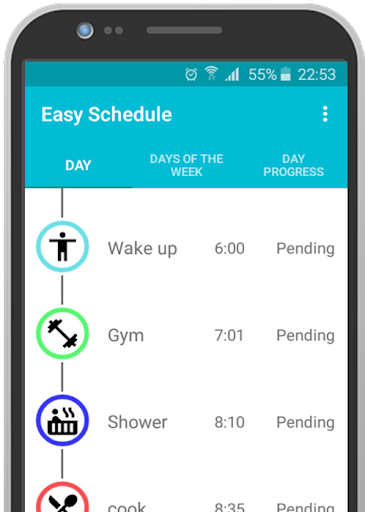 Easy Schedule - عکس برنامه موبایلی اندروید
