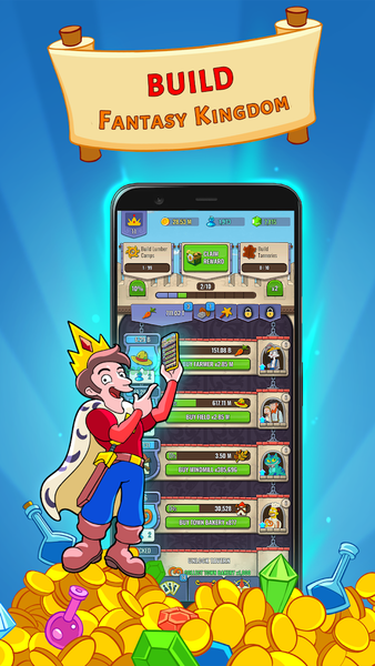 Idle Hustle Kingdom - Image screenshot of android app