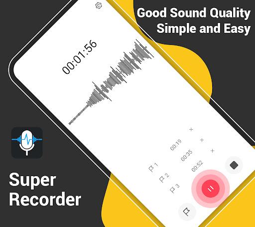 Voice Recorder Audio Sound MP3 - عکس برنامه موبایلی اندروید