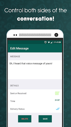 Fake Chat Maker - WhatsMessage - Image screenshot of android app