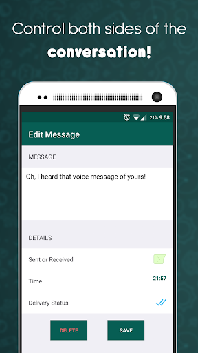 Fake Chat Maker - WhatsMessage - عکس برنامه موبایلی اندروید