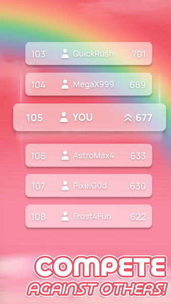 Rainbow Rush: Color Ball Game - Gameplay image of android game