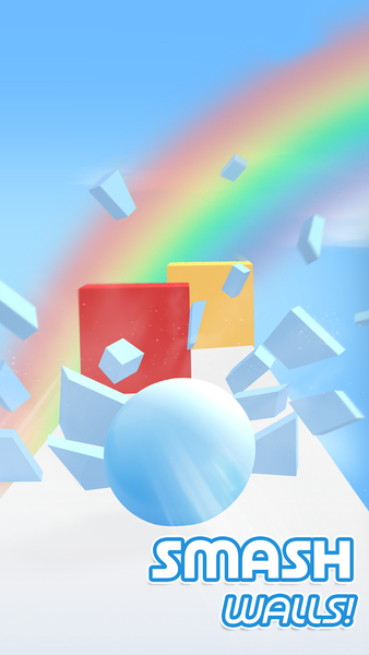 Rainbow Rush: Color Ball Game - Gameplay image of android game