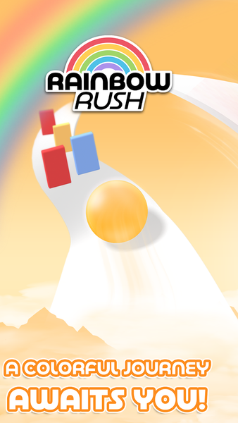 Rainbow Rush: Color Ball Game - Gameplay image of android game