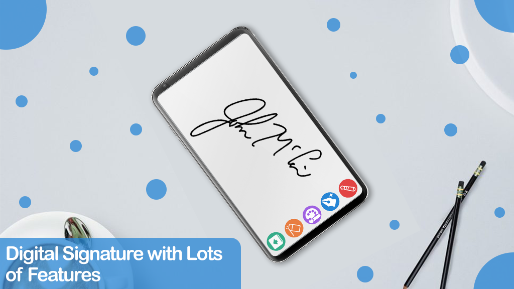 Digital Signature - Image screenshot of android app