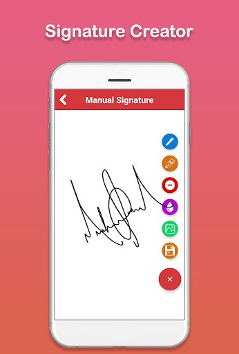 Signature Creator : Signature - Image screenshot of android app