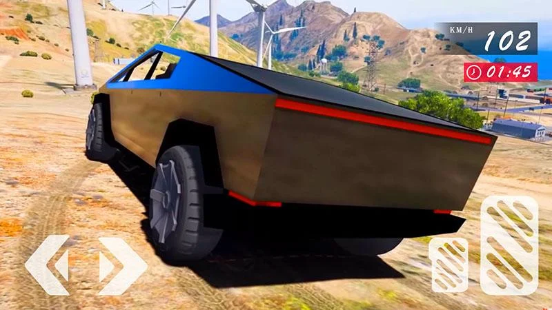 CyberTruck Simulator : Offroad - عکس بازی موبایلی اندروید