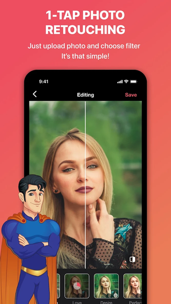 Mr. Filter: Face Retouch - عکس برنامه موبایلی اندروید