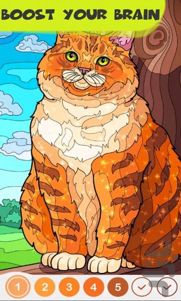 رنگ آمیزی با اعداد-color by number - عکس بازی موبایلی اندروید